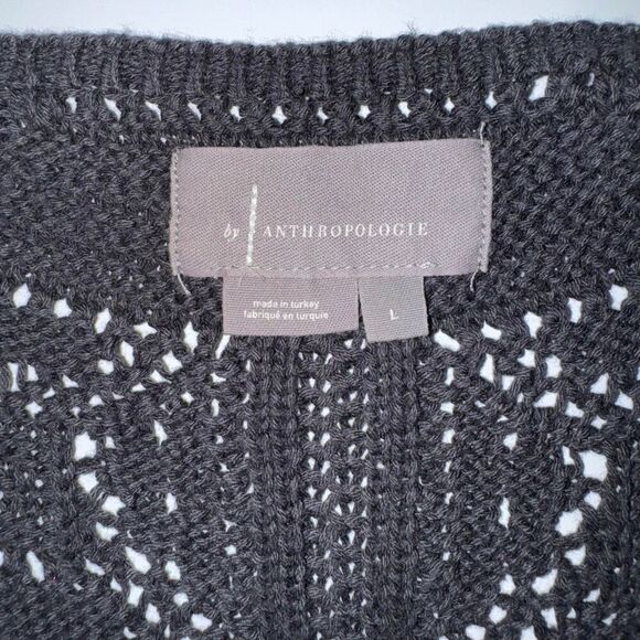 Anthropologie Black Crochet Beach Coverup Bodycon Dress | Large - Picture 12 of 15